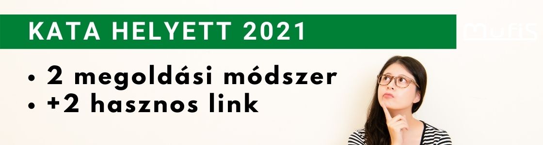 kata helyett 2021