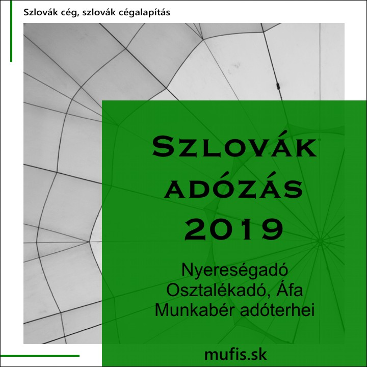 szlovak adozas 2019